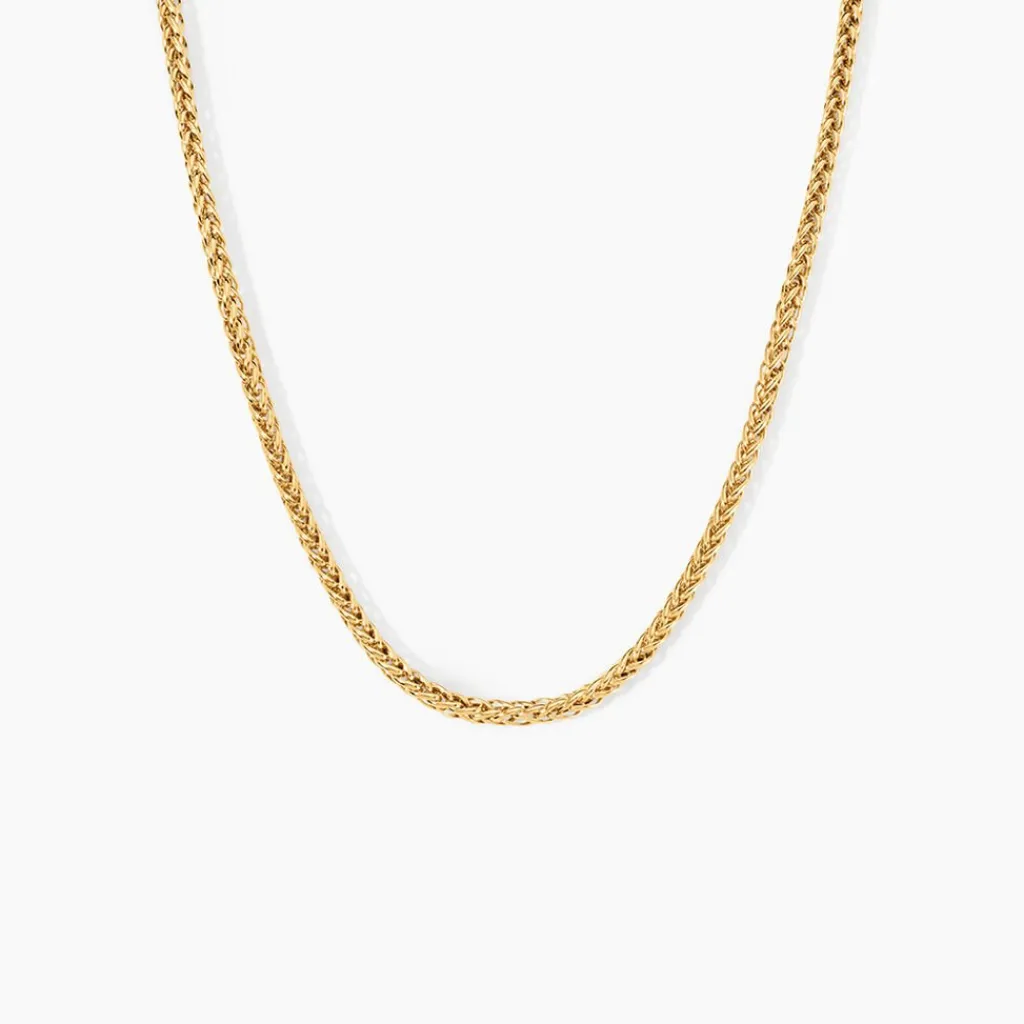 Histoire d'Or Collier Jany Maille Palmier Or Jaune Sale