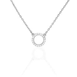 Histoire d'Or Collier Jaya Argent Blanc Oxyde De Zirconium Outlet