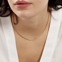 Histoire d'Or Collier Jayna Maille Palmier Or Jaune