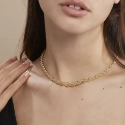 Histoire d'Or Collier Jerry Danilo Maille Corde Or Jaune