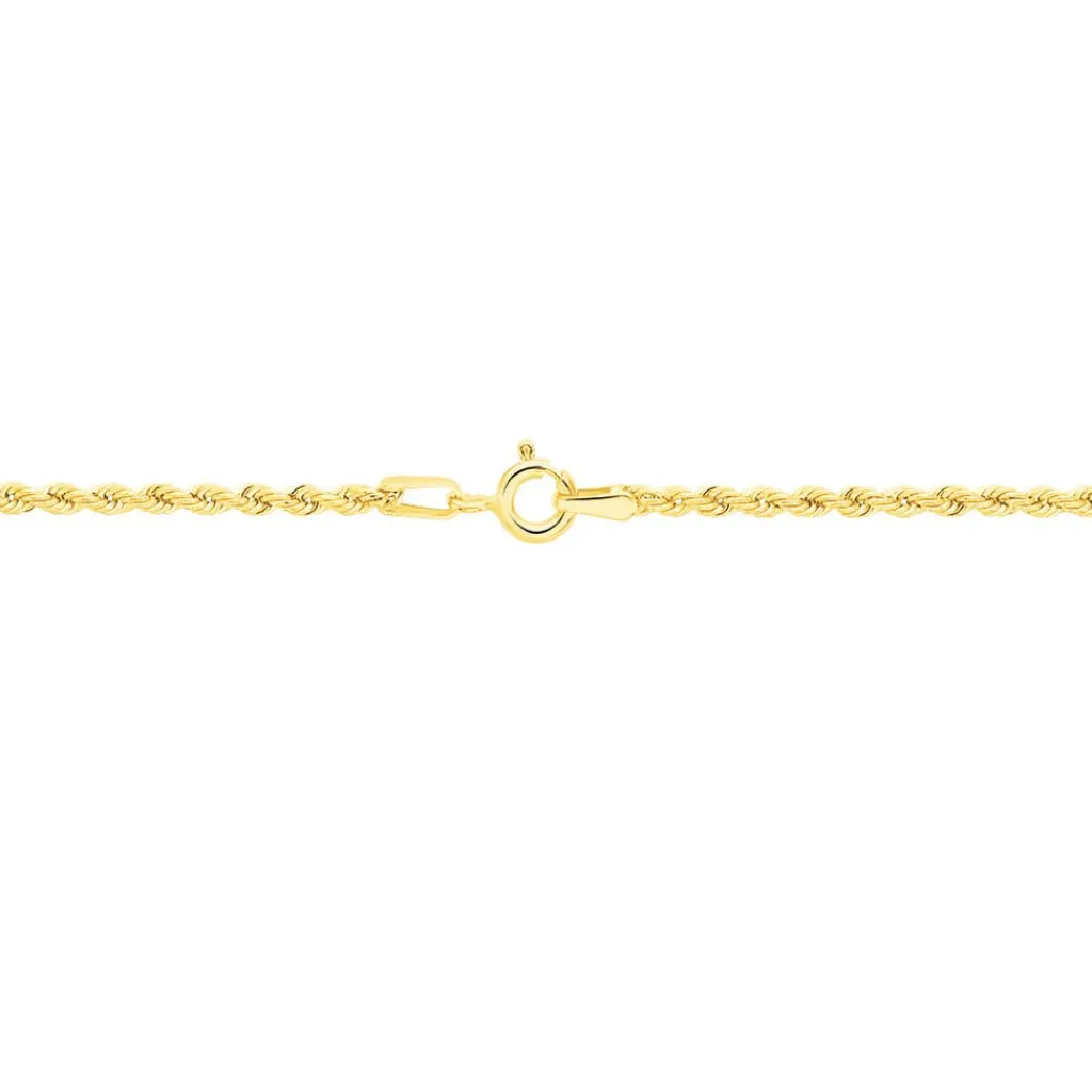 Histoire d'Or Collier Jerry Danilo Maille Corde Or Jaune