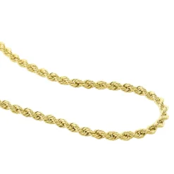 Histoire d'Or Collier Jerry Maille Corde or jaune Best