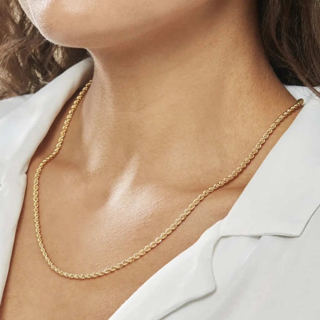 Histoire d'Or Collier Jerry Or Jaune Maille Corde Online