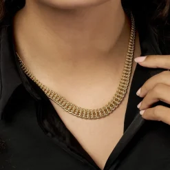 Histoire d'Or Collier Jimmy Maille Americaine Or Jaune New