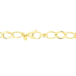 Histoire d'Or Collier Joice Maille Alternée Et Godronne Or Jaune