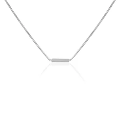 Histoire d'Or Collier Jordana Argent Blanc Discount