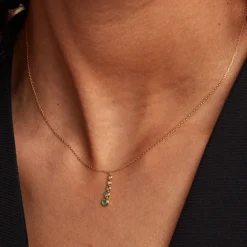 Histoire d'Or Collier Josephine Or Jaune Emeraude or jaune émeraude