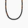 JOURDAN Collier Jaycob Autres Noir Agate Quartz Online