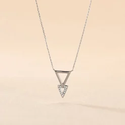 Histoire d'Or Collier Joy or blanc diamant