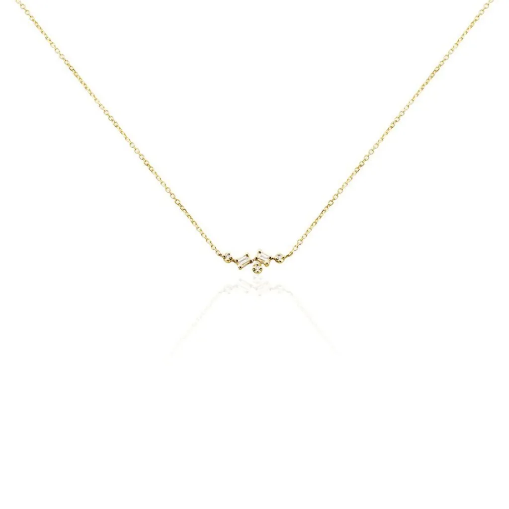 Histoire d'Or Collier Joy or jaune diamant Outlet