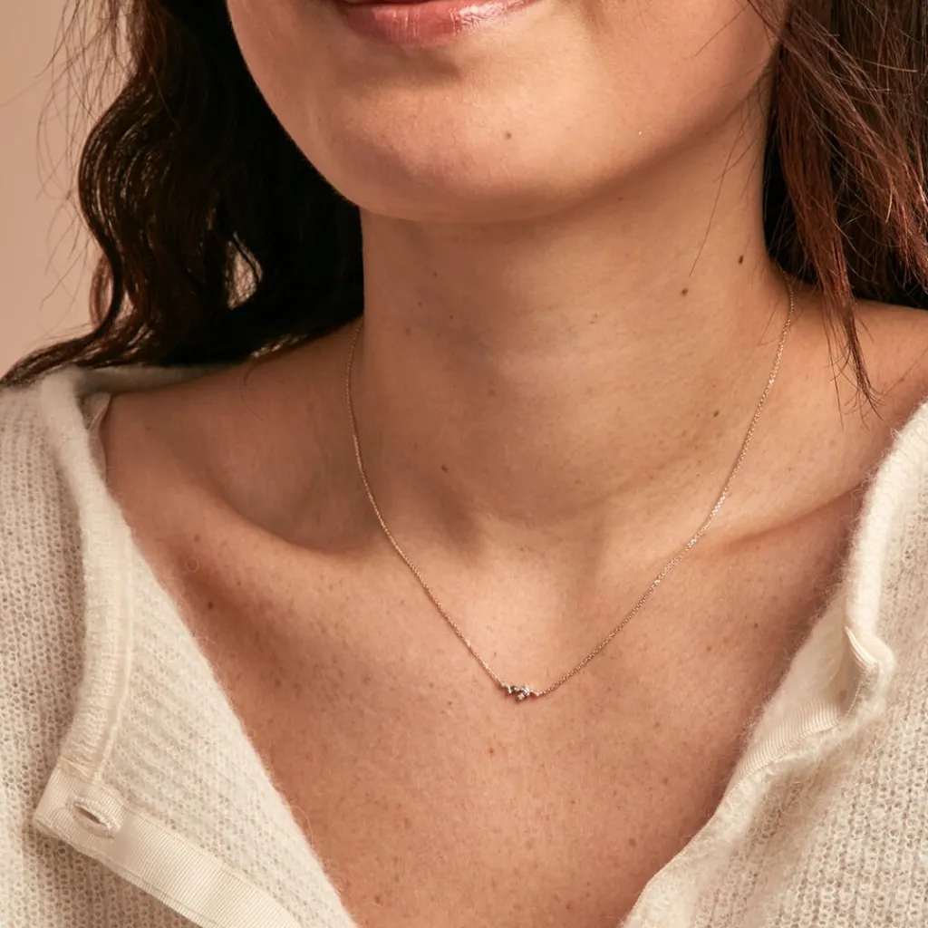 Histoire d'Or Collier Joy or jaune diamant Outlet