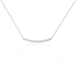 Histoire d'Or Collier Judith Argent Blanc Oxyde De Zirconium Outlet