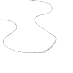 Histoire d'Or Collier Judith Argent Blanc Oxyde De Zirconium Outlet