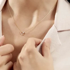 Histoire d'Or Collier Juliane or jaune diamant Best