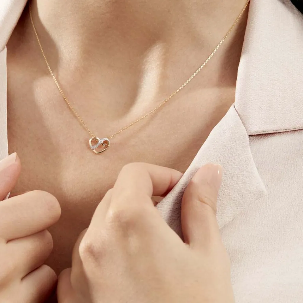 Histoire d'Or Collier Juliane or jaune diamant Best