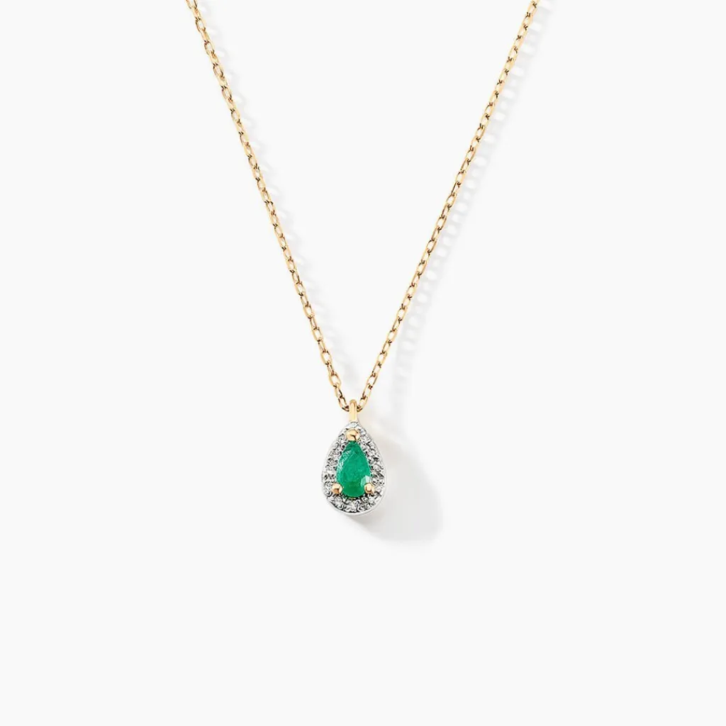 Histoire d'Or Collier Juliettina Or Jaune Emeraude Diamant or jaune émeraude Hot