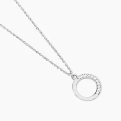 Histoire d'Or Collier Kleya Argent Blanc Oxyde De Zirconium New