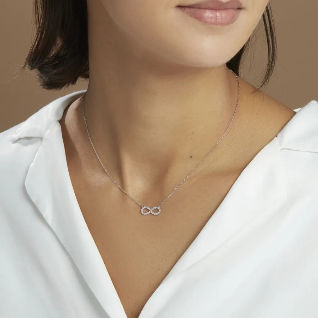 Histoire d'Or Collier Klothilda De Zirconium or blanc oxyde New