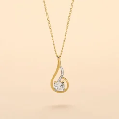 Histoire d'Or Collier Koline Or Jaune Oxyde De Zirconium Online