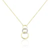 Histoire d'Or Collier Kristeen Or Bicolore Diamant Blanc Hot