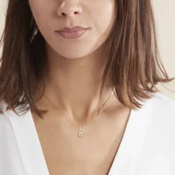 Histoire d'Or Collier Kristeen Or Bicolore Diamant Blanc Hot