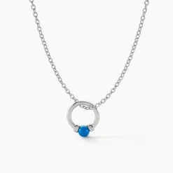 Histoire d'Or Collier Laelle Argent Blanc Turquoise Discount
