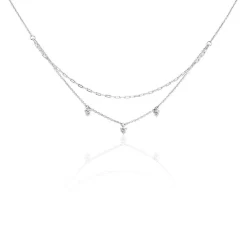 Histoire d'Or Collier Laetita Argent Oxyde Hot