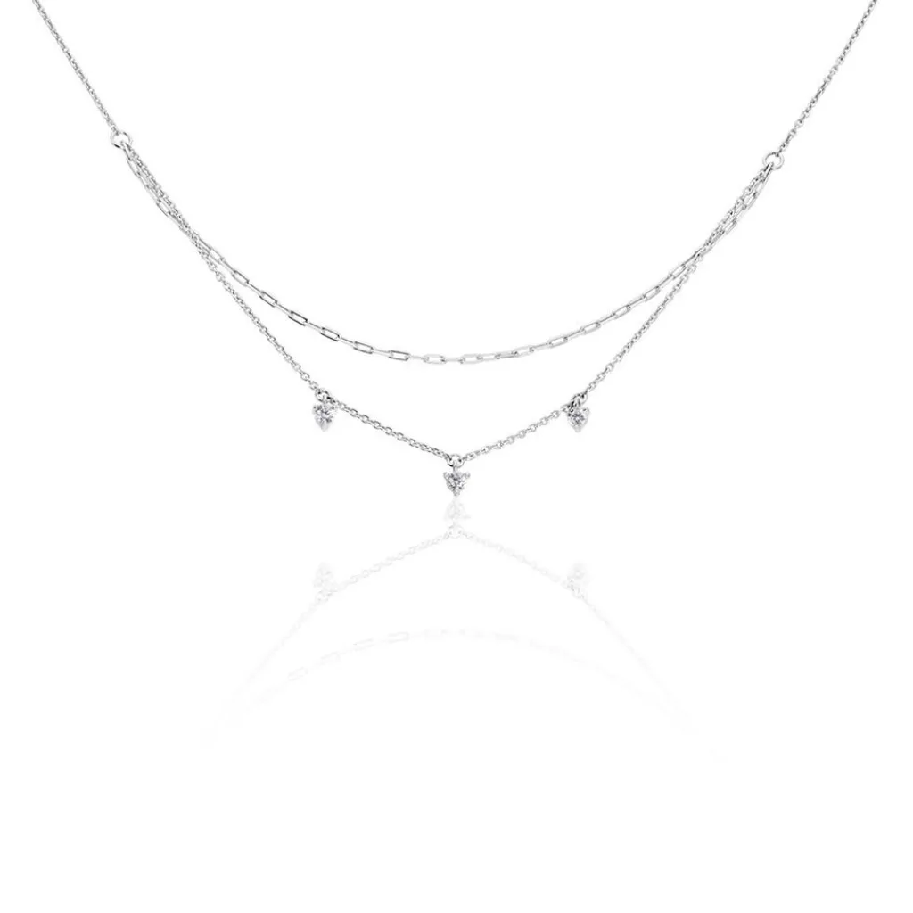 Histoire d'Or Collier Laetita Argent Oxyde Hot