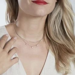 Histoire d'Or Collier Laetita Argent Oxyde Hot