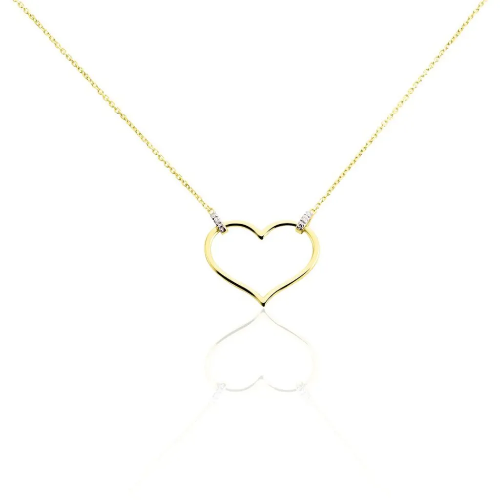Histoire d'Or Collier Laila or jaune diamant New