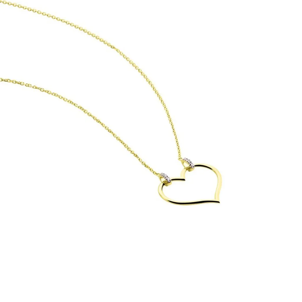 Histoire d'Or Collier Laila or jaune diamant New