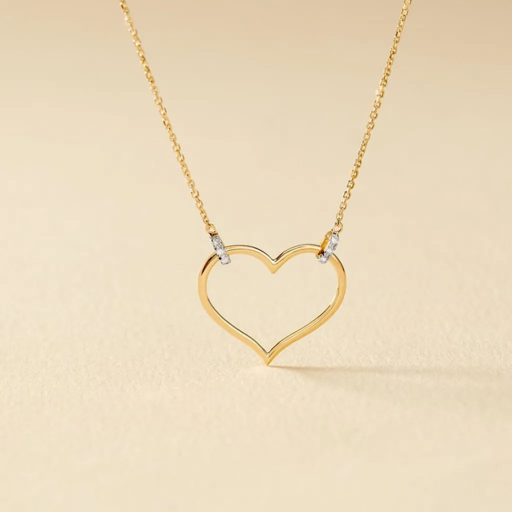 Histoire d'Or Collier Laila or jaune diamant New