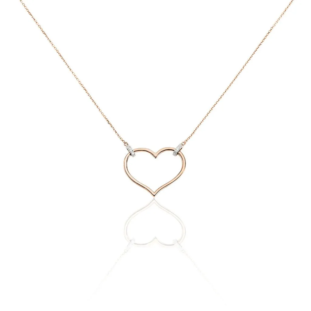 Histoire d'Or Collier Laila or rose diamant Online