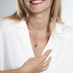 Histoire d'Or Collier Laurina Plaqué Or Jaune Oxyde De Zirconium New