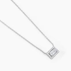 Histoire d'Or Collier Laurine De Zirconium argent blanc oxyde New