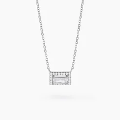 Histoire d'Or Collier Laurine De Zirconium argent blanc oxyde New