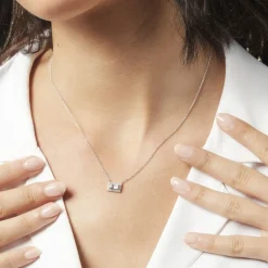 Histoire d'Or Collier Laurine De Zirconium argent blanc oxyde New