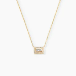 Histoire d'Or Collier Laurine Argent Jaune Oxyde De Zirconium