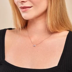 Histoire d'Or Collier Laurine Argent Rose Oxyde De Zirconium argent rose oxyde rose Sale