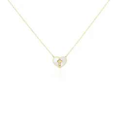 Histoire d'Or Collier Lawrie Or Jaune Nacre Hot
