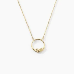 Histoire d'Or Collier Leafora Or Jaune Discount