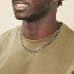 JOURDAN Collier Leandreae Or Acier Bicolore Hot