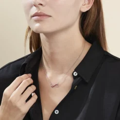 Histoire d'Or Collier Leevi Argent Blanc Online