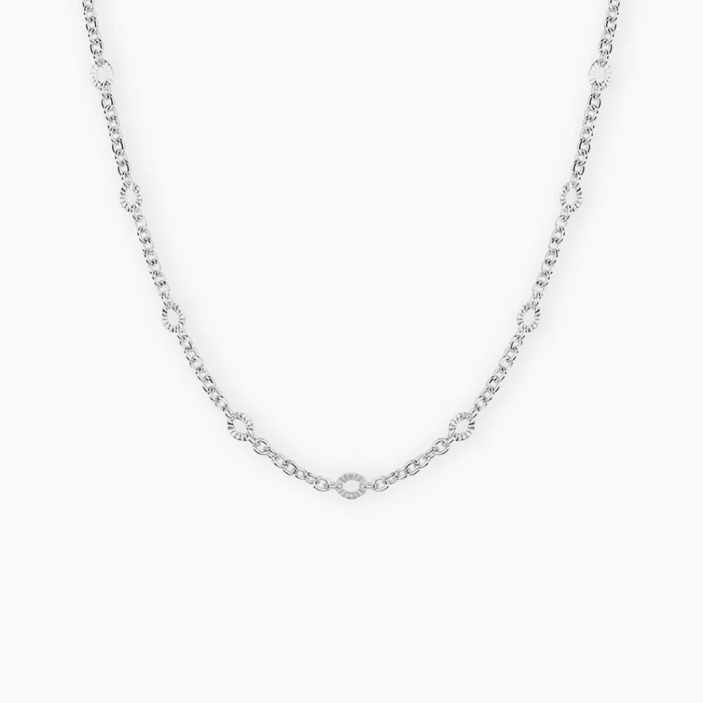Histoire d'Or Collier Leodie Argent Blanc New