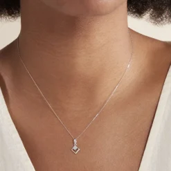 Histoire d'Or Collier Liana Or Blanc Diamant Clearance