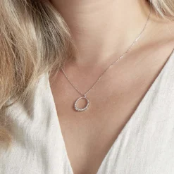 Histoire d'Or Collier Lidig Argent Oxyde De Zirconium Discount