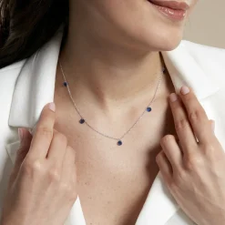 Histoire d'Or Collier Lidiwine Argent Blanc Oxyde Online