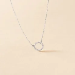 Histoire d'Or Collier Lim De Zirconium or blanc oxyde Best