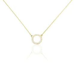 Histoire d'Or Collier Lim De Zirconium or jaune oxyde Online
