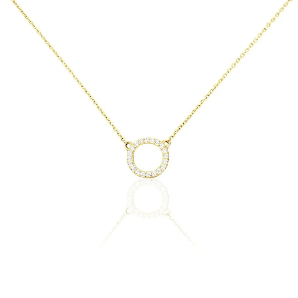 Histoire d'Or Collier Lim De Zirconium or jaune oxyde Online